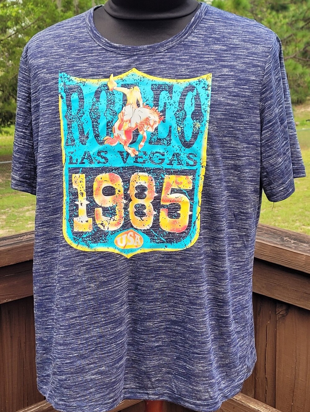 Rodeo 1985 Las Vegas NFR Tee Shirt ❤️ Size 3XL & NWOT~ BEAUTIFUL!